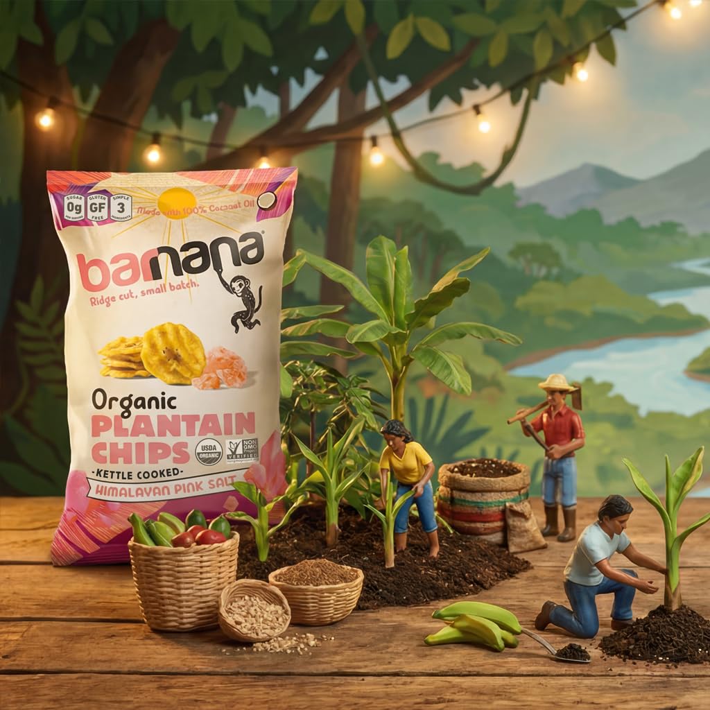 Barnana en picnic al aire libre destacando sabor y conveniencia sostenible