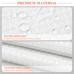 Barossa Design cortina en uso con forro impermeable mostrando protección