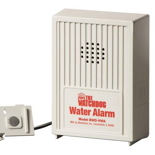 BASEMENT WATCHDOG alarma instalada en un sumidero mostrando uso práctico