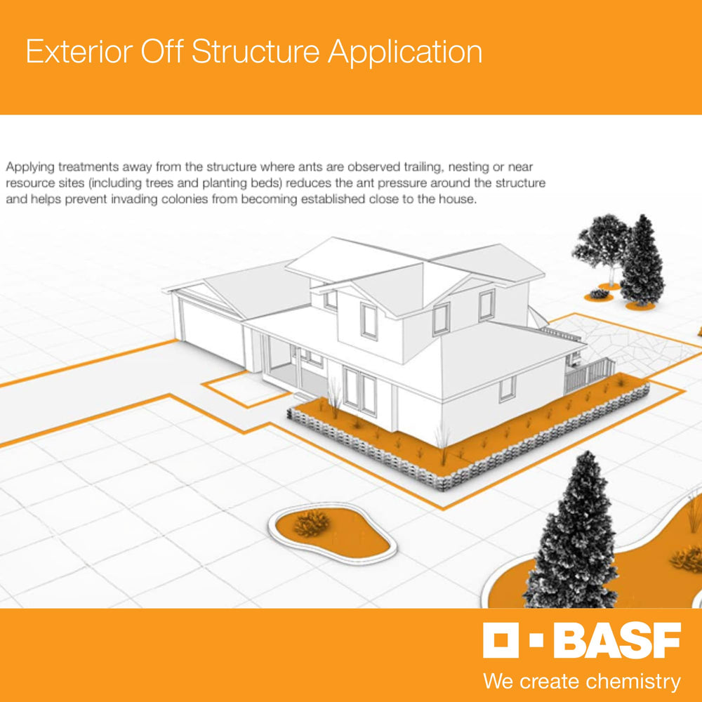 BASF Alpine WSG label panel with directions and safety information benefit