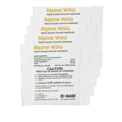 BASF Alpine WSG sachet closeup highlighting easy single‑dose mixing
