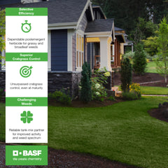 BASF Drive XLR8 aplicación en césped, beneficio de reducción visible de malezas