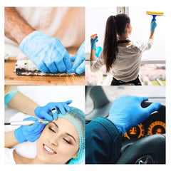 BASIC Synmax guante puesto en mano demostrando agarre y protección