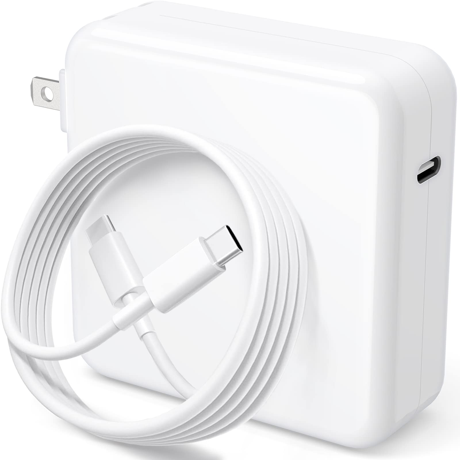 Basickaws front view adapter showing ports and fast charging benefit
