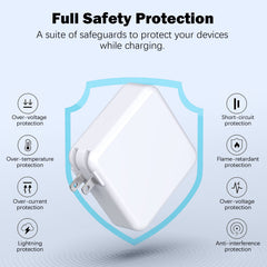 Basickaws folded plug side view compact for travel convenience