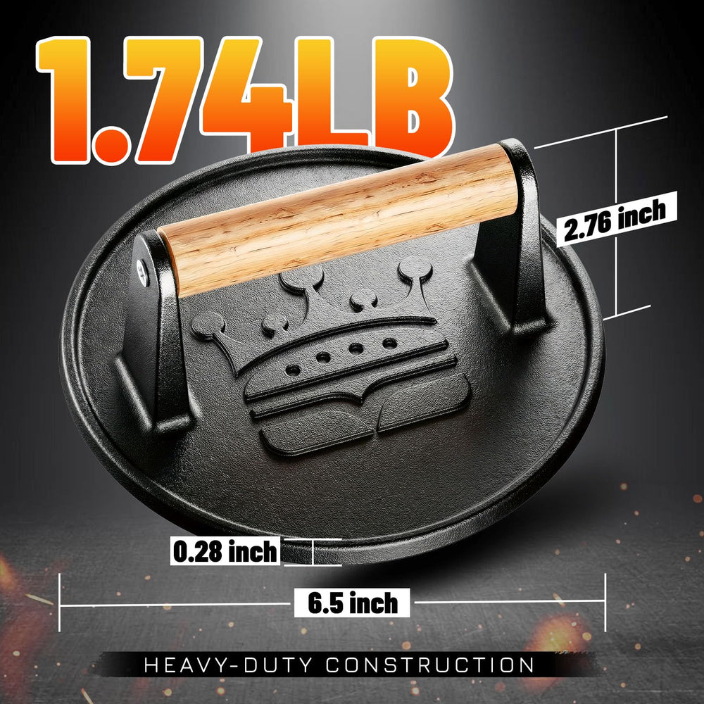 Basinel comparativa tamaño 6.5" junto a utensilios, encaje general