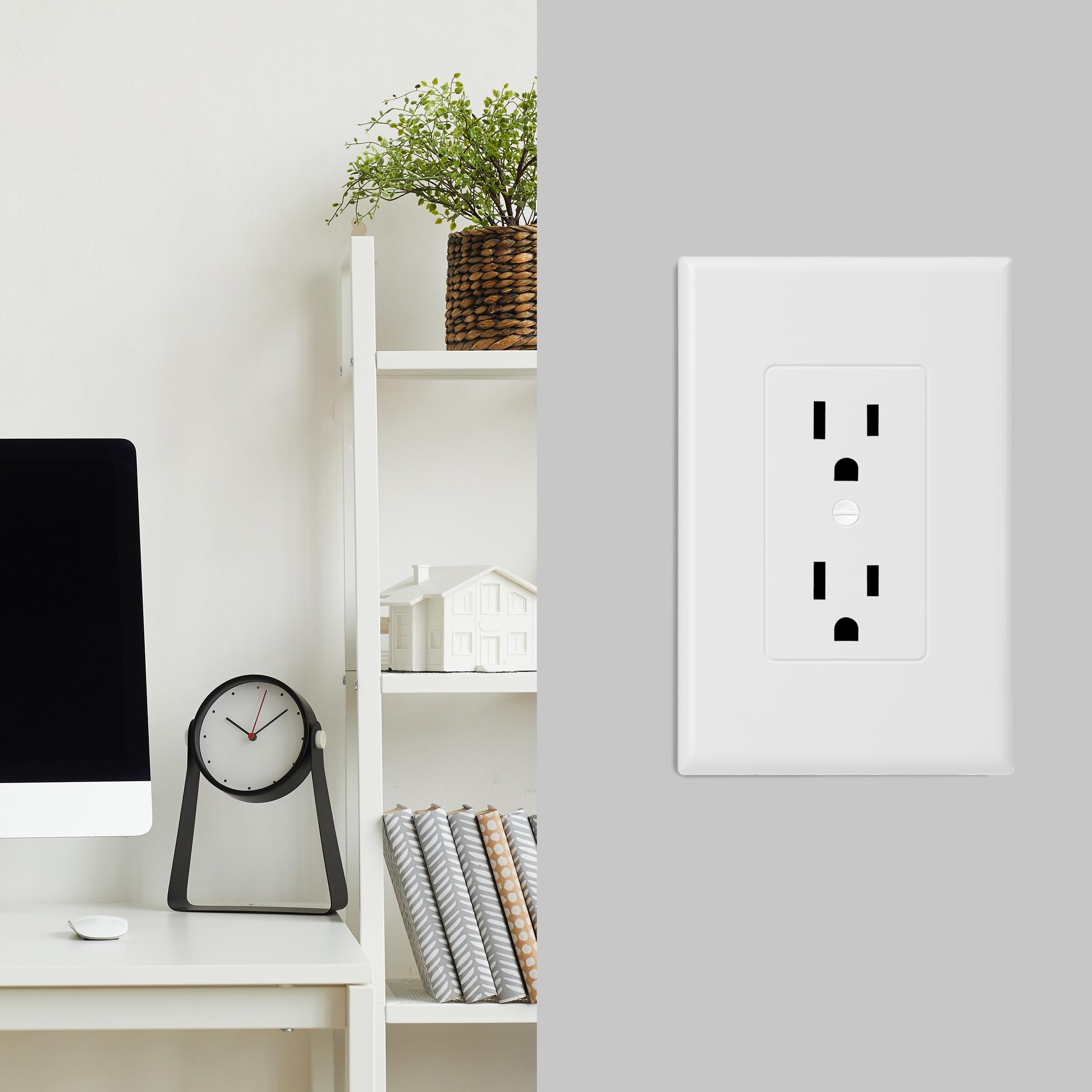 Bates Choice tornillos incluidos junto a placa para instalación precisa