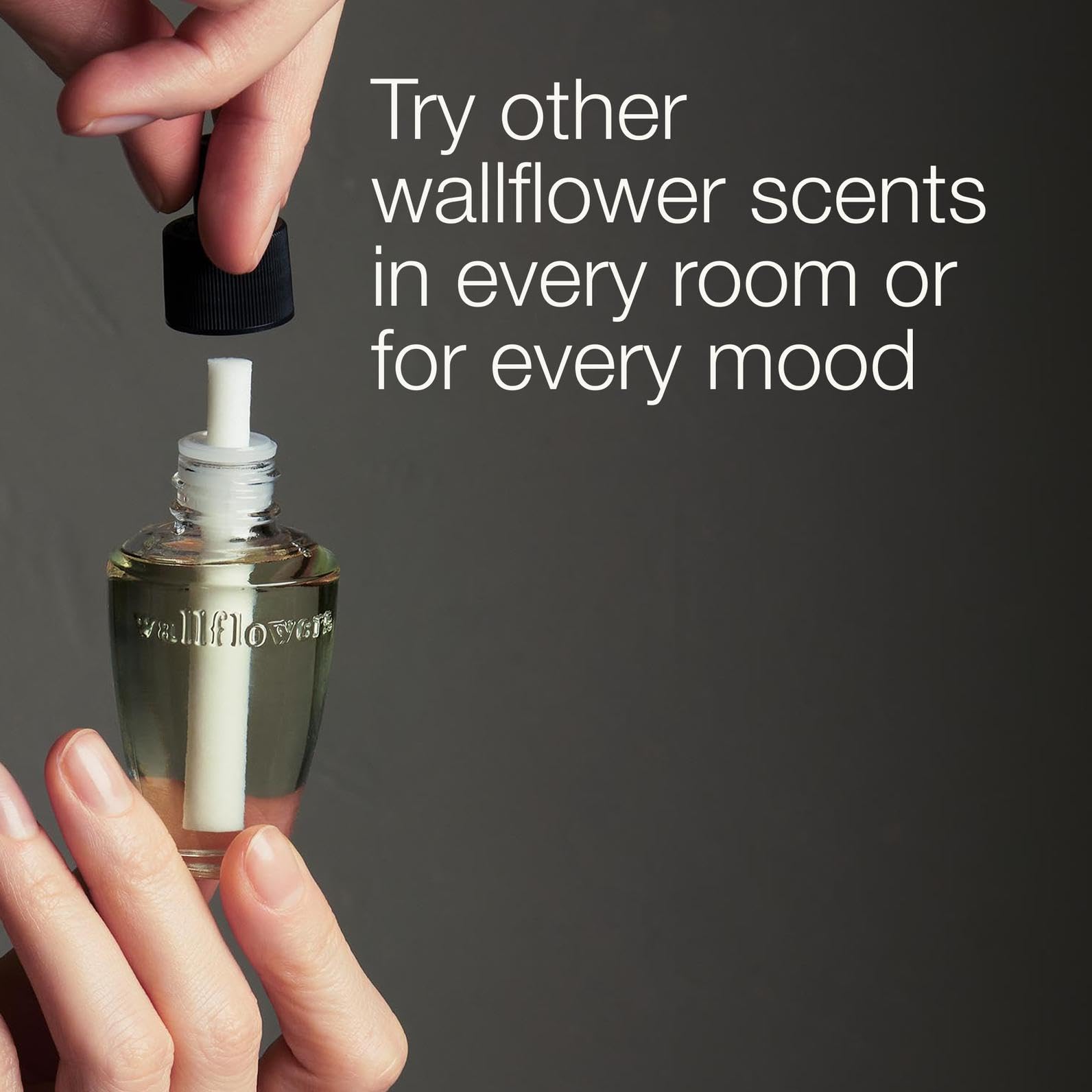 Bath & Body Works etiqueta con información, muestra ingredientes y uso