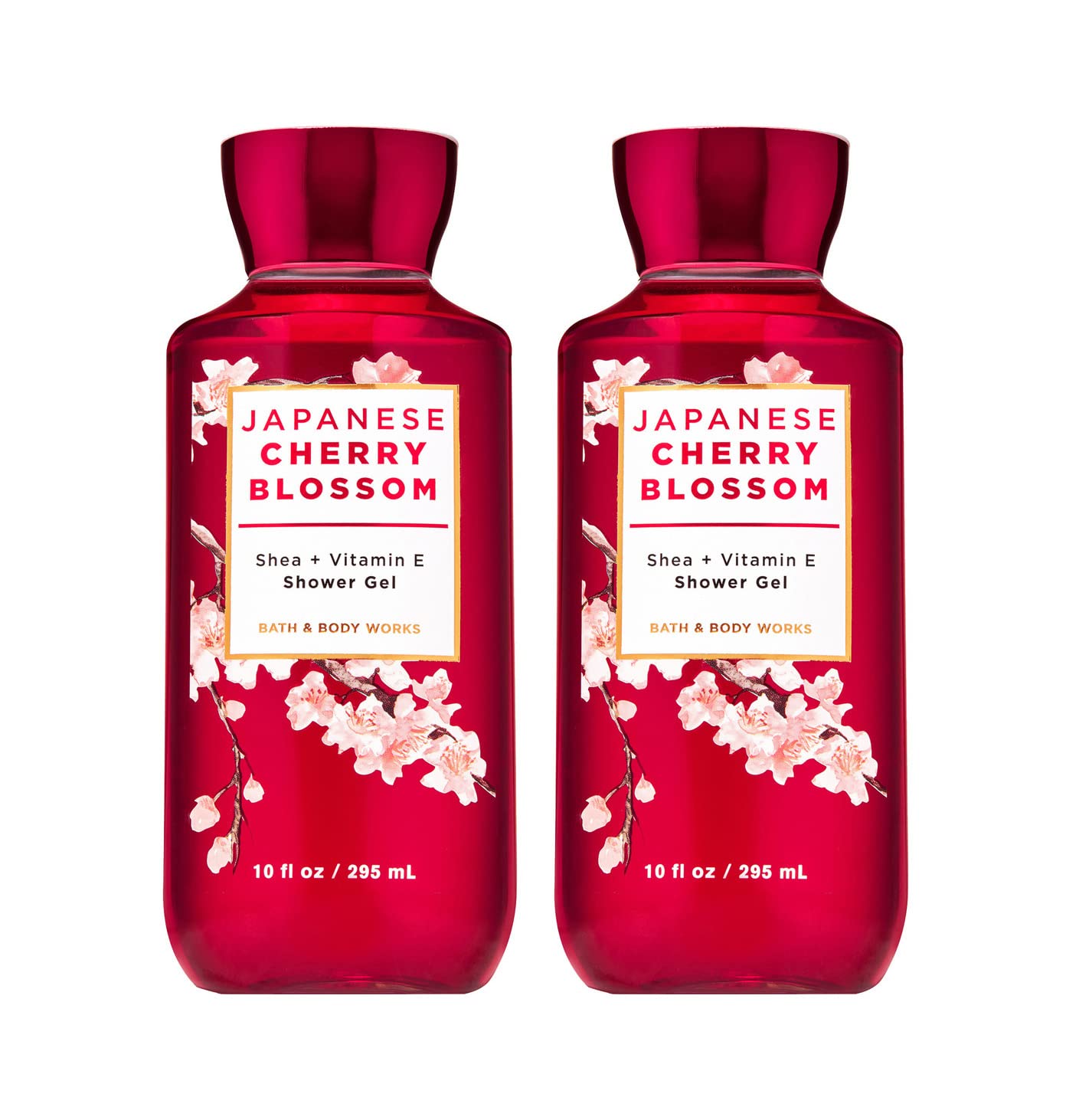 Bath & Body Works envase frontal del gel de ducha con aroma floral, limpieza y suavidad