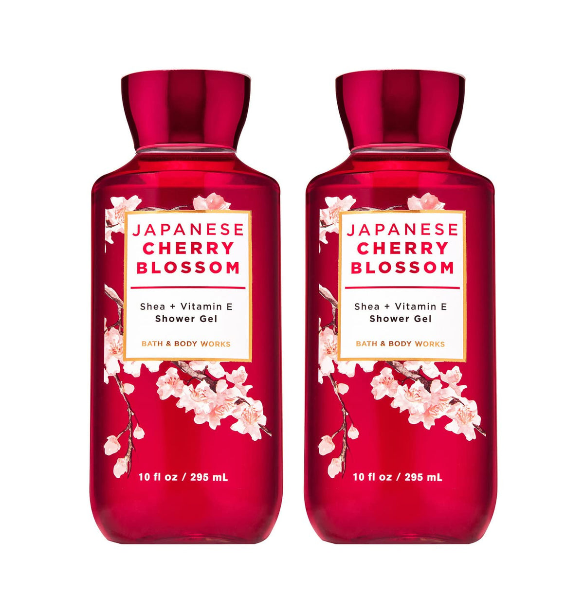 Bath & Body Works envase frontal del gel de ducha con aroma floral, limpieza y suavidad