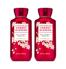 Bath & Body Works envase frontal del gel de ducha con aroma floral, limpieza y suavidad
