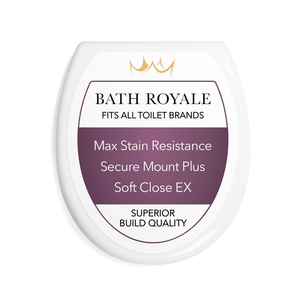 Bath Royale frente del empaque mostrando modelo BR500-00 y beneficio de compatibilidad