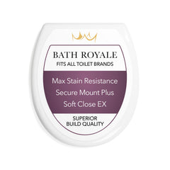 Bath Royale frente del empaque mostrando modelo BR500-00 y beneficio de compatibilidad