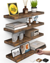 BAYKA estantería frontal pack de 4 mostrando diseño y almacenamiento práctico