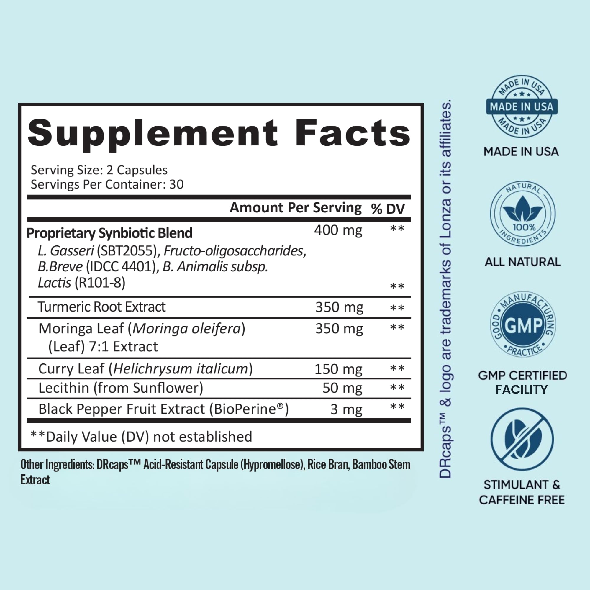 BB Company Provitalize cúrcuma y moringa para destacar ingredientes naturales