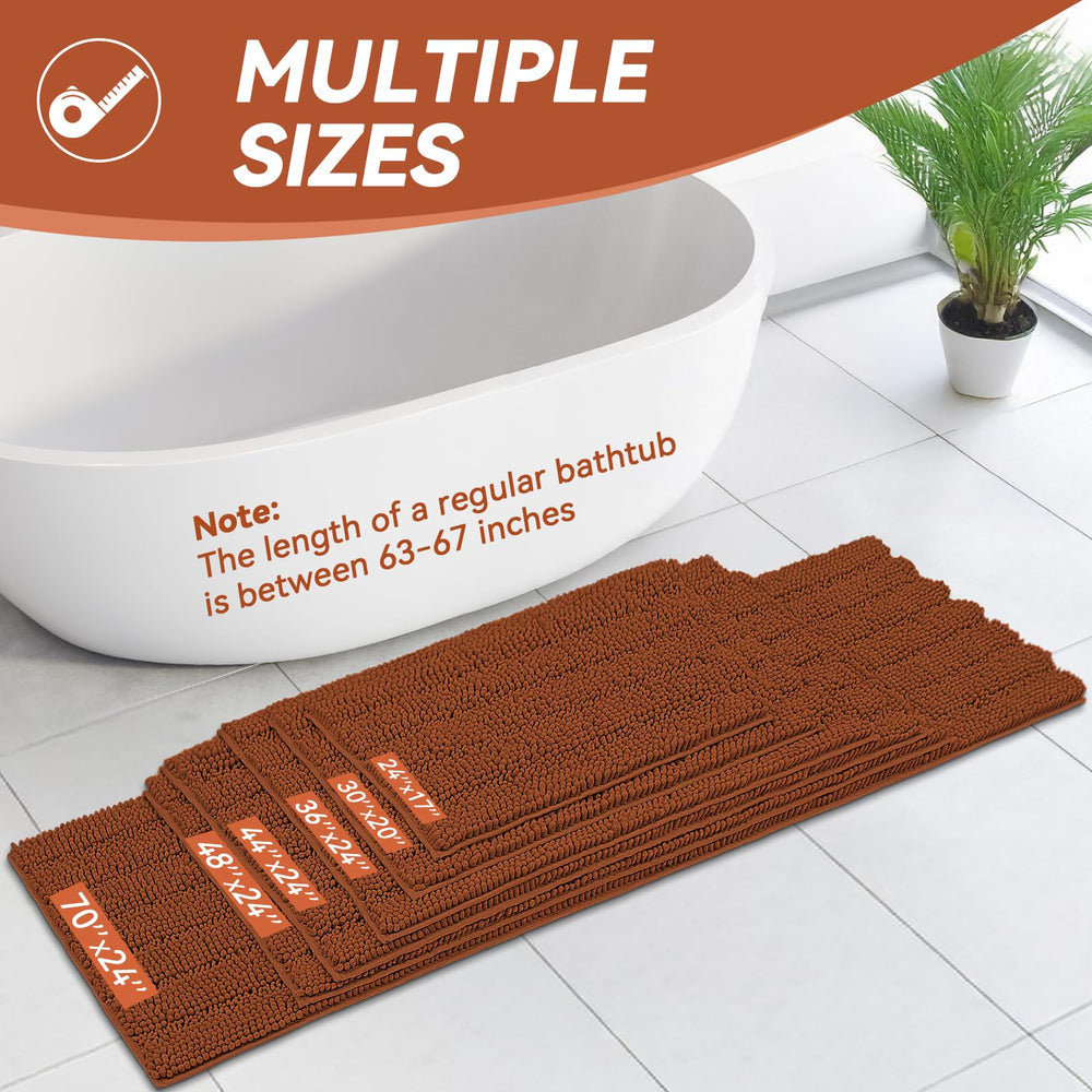 Bcoimo alfombra en baño decorado aportando calidez y función absorbente