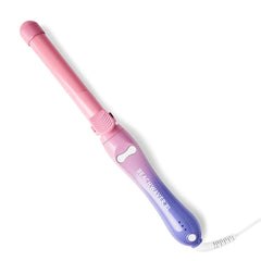 Beachwaver B1 frente y empaque rosa mostrando diseño y portabilidad