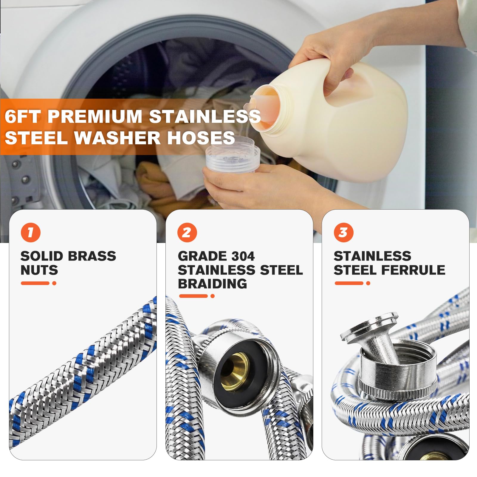Beaquicy detalle del trenzado acero inoxidable 304 que protege y dura