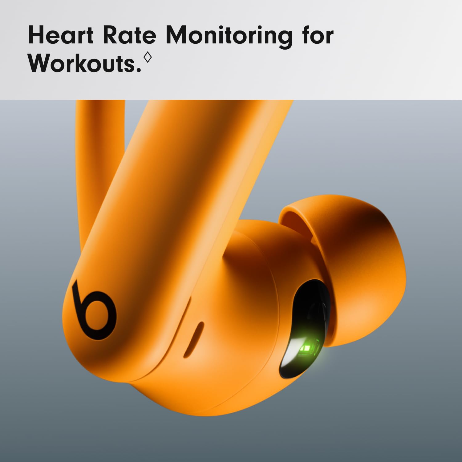 Beats Powerbeats Pro 2 auriculares en uso mientras se corre demostrando estabilidad