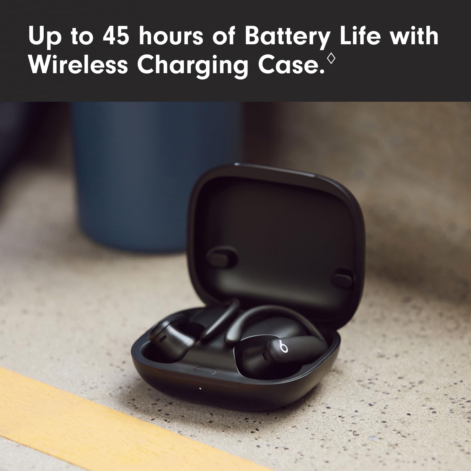 Beats Powerbeats Pro 2 estilo de vida corredor mostrando resistencia al sudor