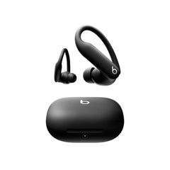 Beats empaque frontal de Powerbeats Pro 2 mostrando diseño y beneficios
