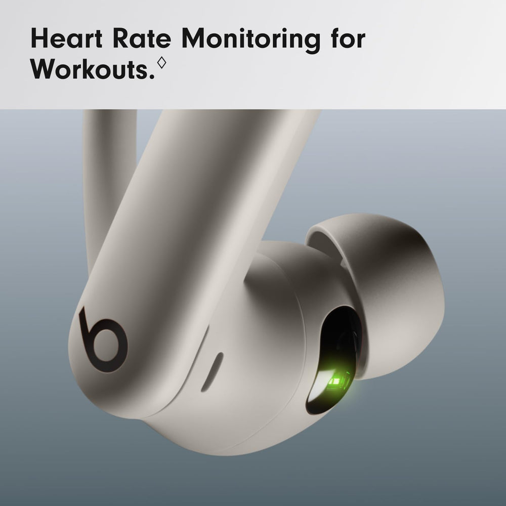 Beats Powerbeats Pro 2 en uso corriendo para resistencia al sudor y estabilidad