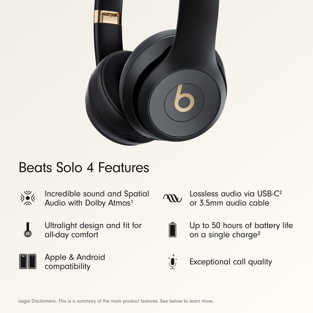 Beats Solo 4 almohadilla UltraPlush textura cómoda para uso prolongado