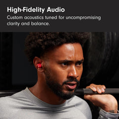 Beats Solo Buds primer plano del driver que resalta la arquitectura acústica Beats