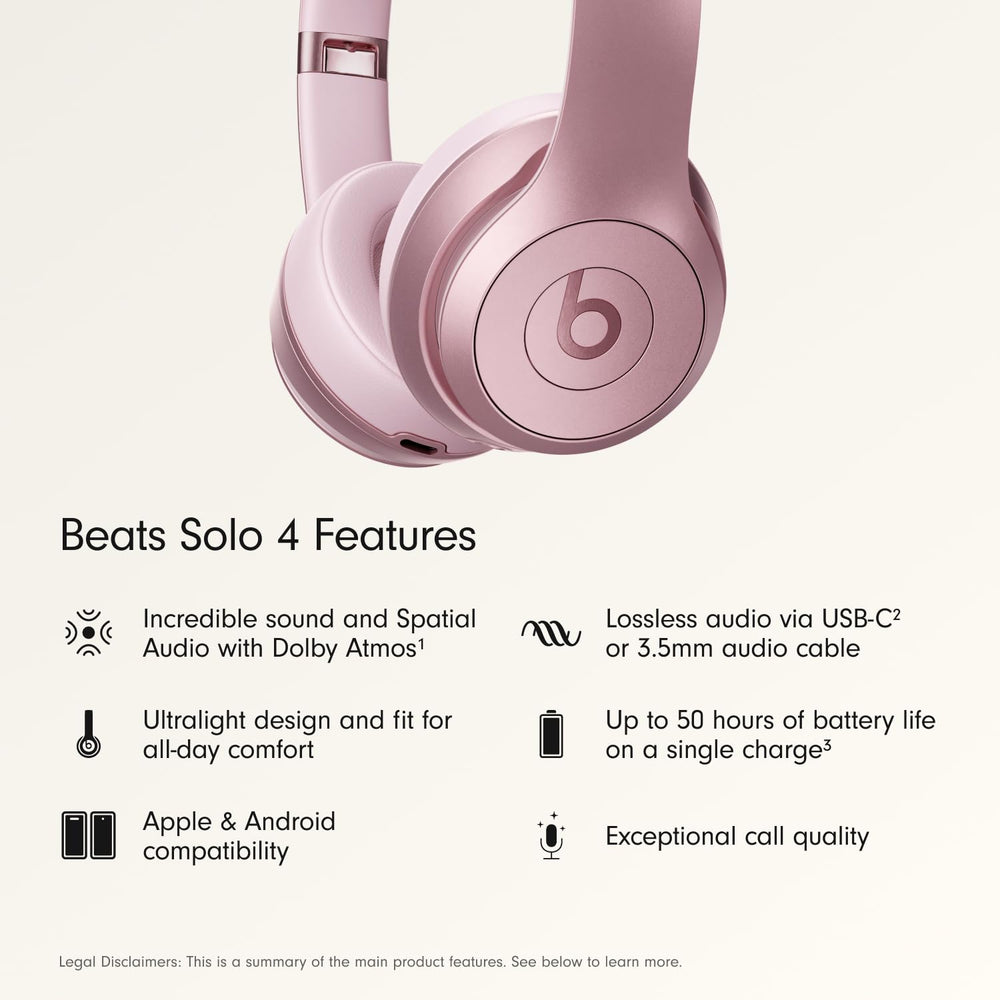 Beats Solo 4 detalle de almohadilla UltraPlush para confort duradero