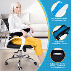 BEAUTRIP detalle de la funda terciopelo suave y transpirable para confort
