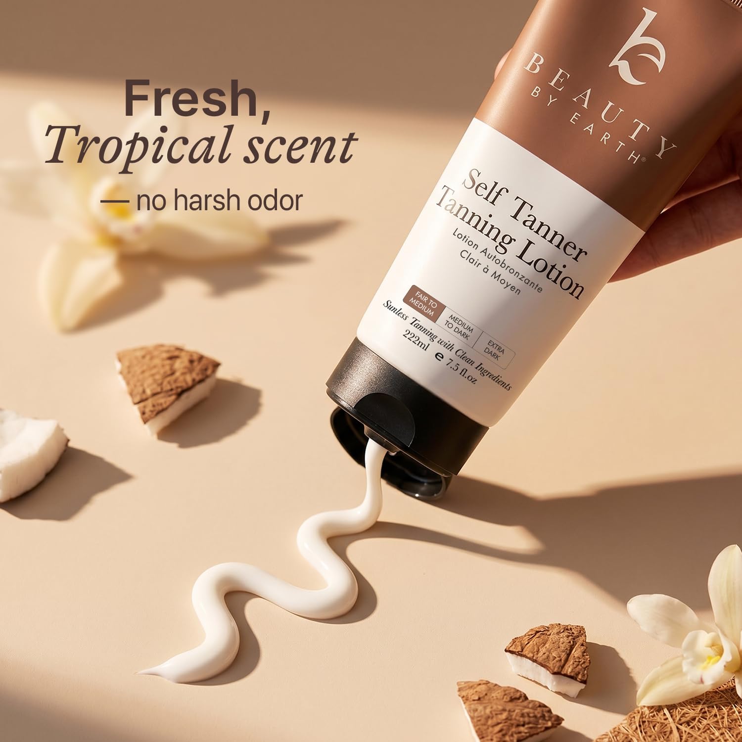 Beauty by Earth producto en baño estilo de vida transmitiendo uso cómodo en casa