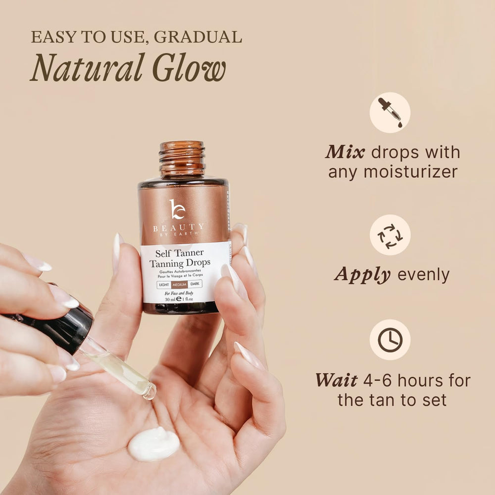 Beauty by Earth resultado en rostro con tono bronceado natural y luminoso