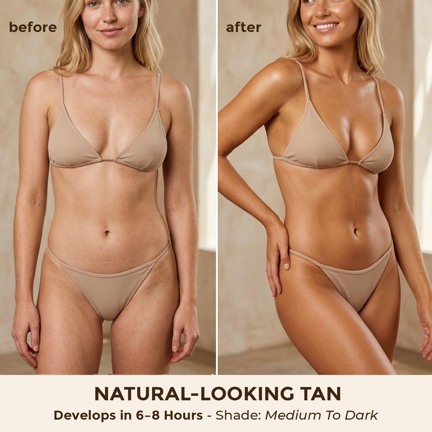 Beauty by Earth textura de mousse ligera en mano que demuestra fácil extensión