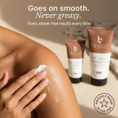 Beauty by Earth aplicación en rostro demostrando acabado natural y aspecto saludable