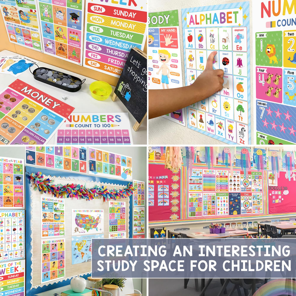 BEAWART detalle del abecedario ilustrado para asociación palabra-imagen