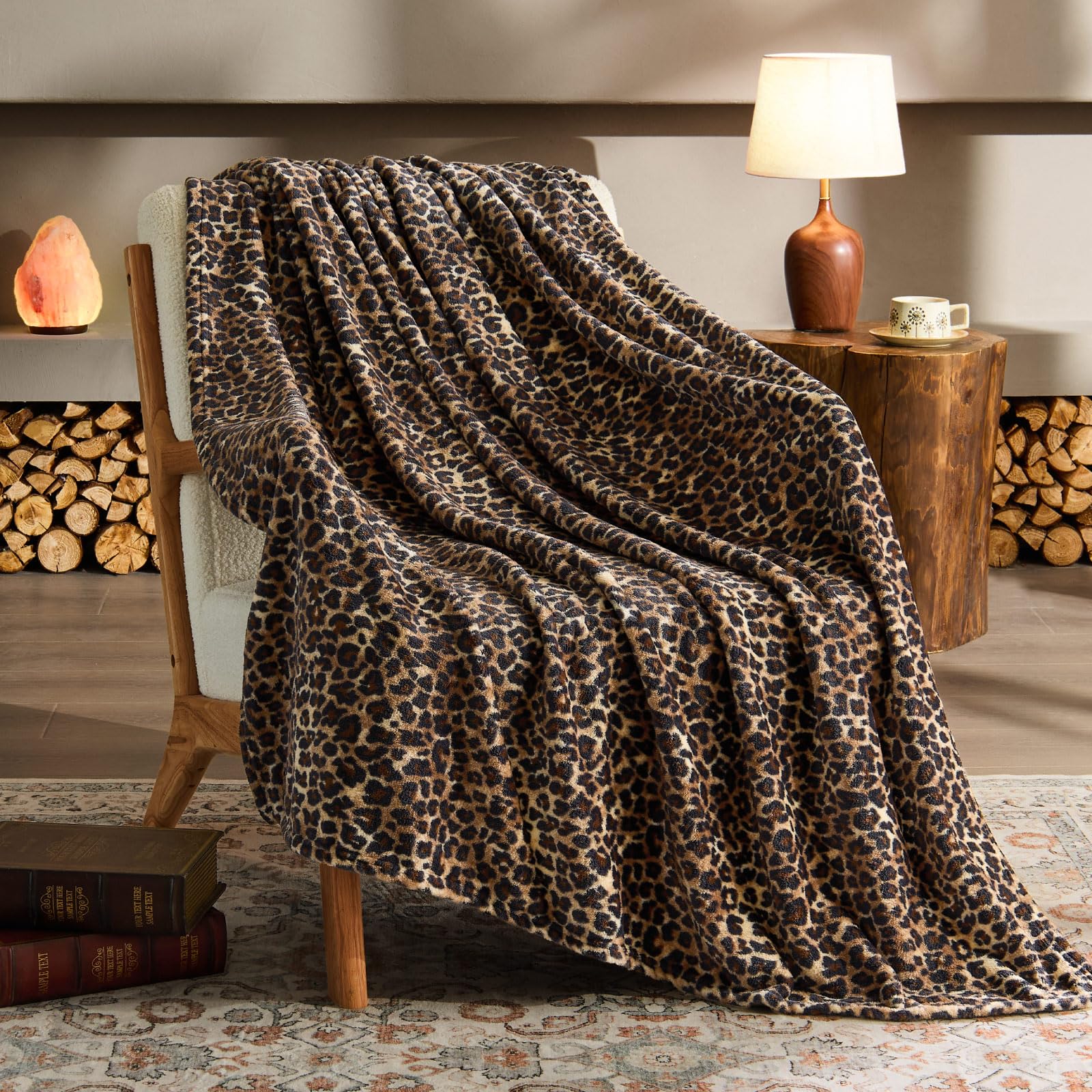 BEDELITE manta leopardo frontal mostrando diseño audaz y estilo moderno