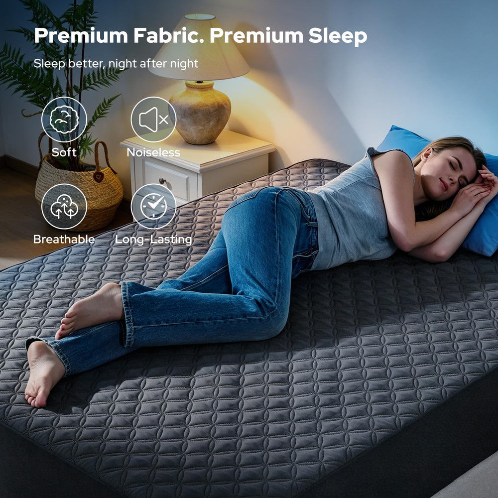 BEDLORE falda elástica 360°, ajuste seguro para colchones profundos