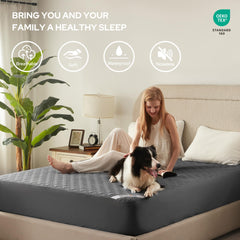 BEDLORE primer plano de la capa TPU impermeable para protección