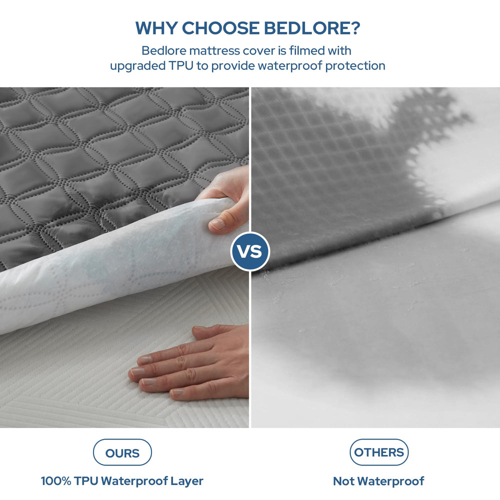 BEDLORE primer plano de textura de microfibra, tacto suave