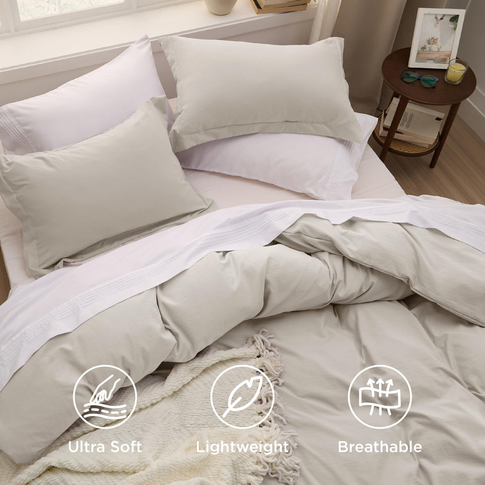 Bedsure detalle de costura y ataduras internas que aseguran el relleno sin desplazamientos