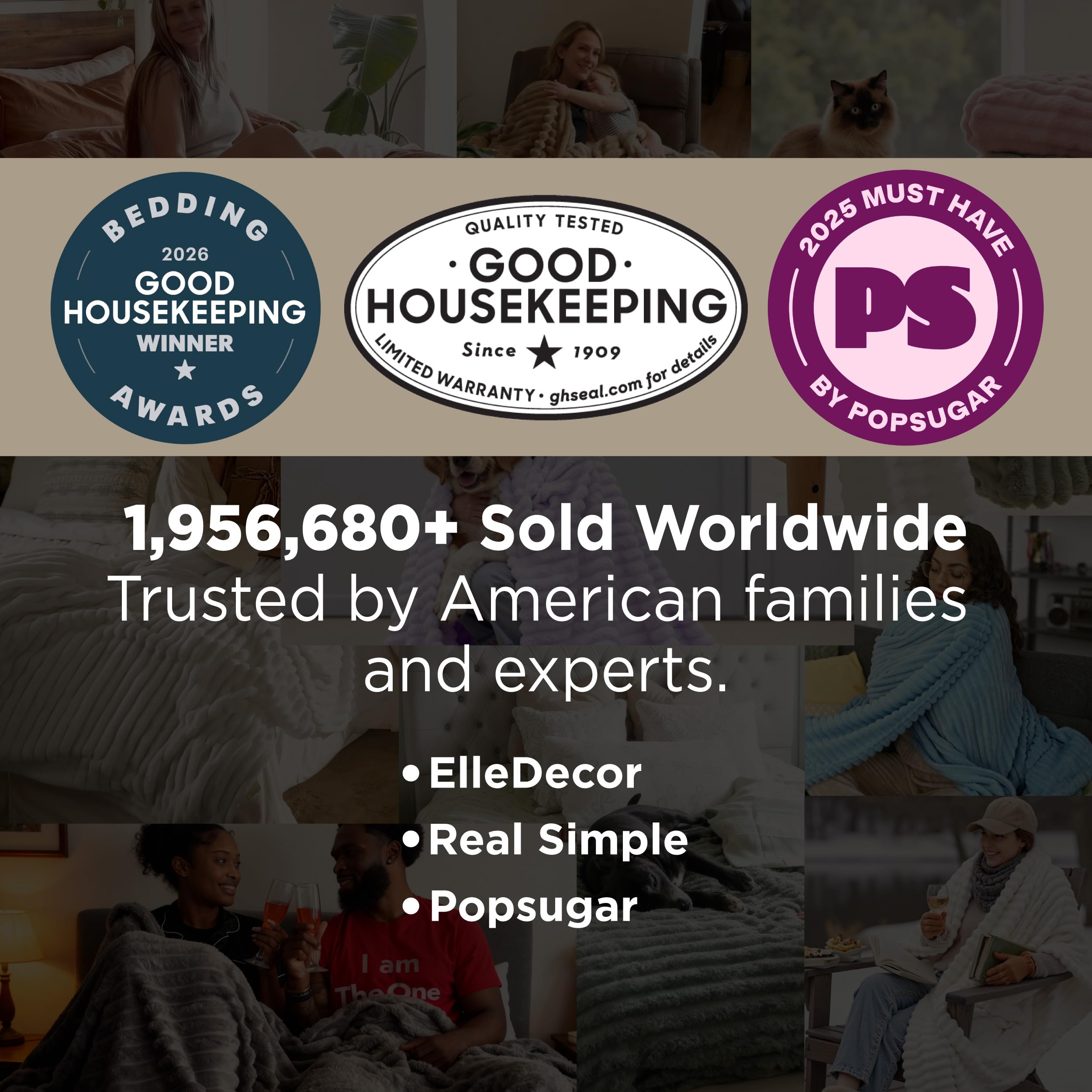 Bedsure detalle de la textura fleece mostrando suavidad y confort