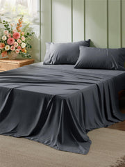Bedsure empaque frontal California King mostrando el set completo y sus beneficios