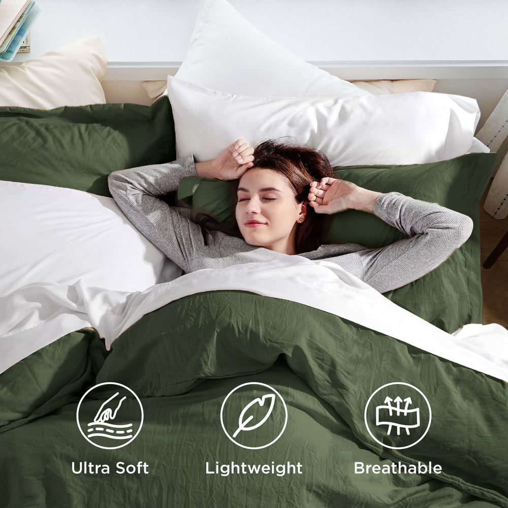Bedsure esquinas internas con lazos, evitan desplazamiento del edredón