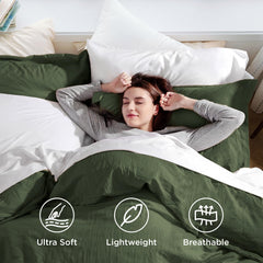 Bedsure esquinas internas con lazos, evitan desplazamiento del edredón
