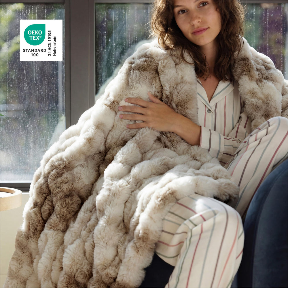 Bedsure reverso de terciopelo milk velvet que añade calidez