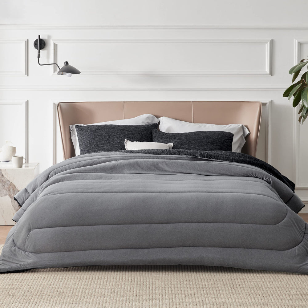 Bedsure primer plano de la textura fresca para noches calurosas, sensación suave
