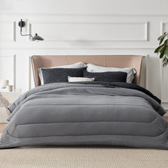 Bedsure primer plano de la textura fresca para noches calurosas, sensación suave
