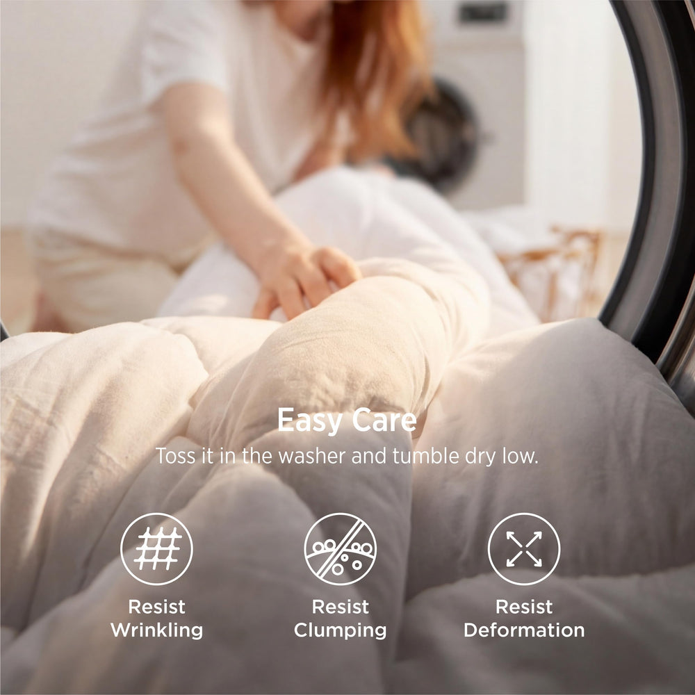 Bedsure protector en dormitorio montado para mostrar estética y comodidad