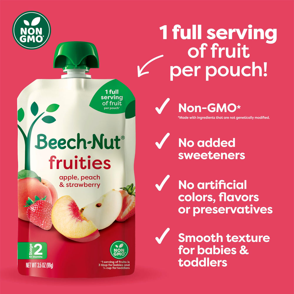 Beech-Nut comparación de porciones 3.5 oz para control de raciones