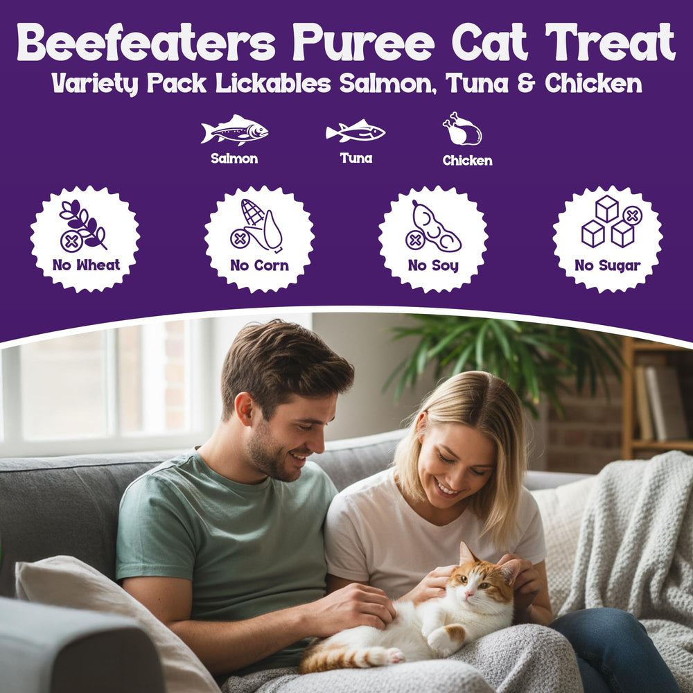 Beefeaters tubo variedad con Salmón Atún Pollo para elegir sabor preferido